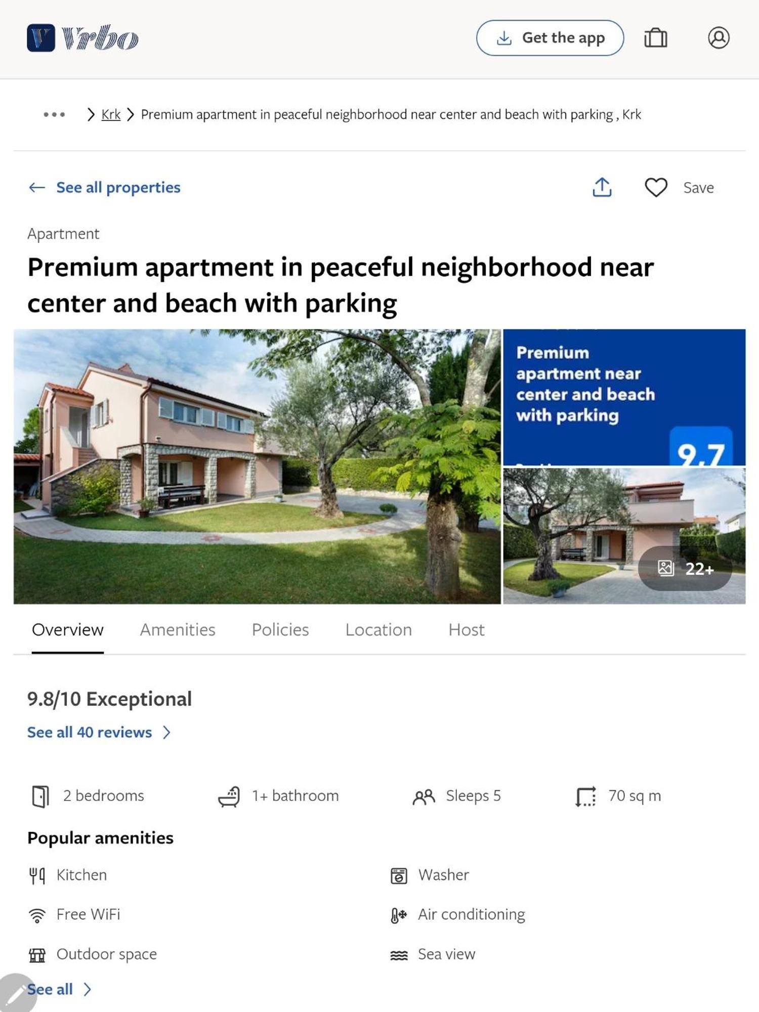 Premium Apartment Near Center And Beach With Parking Крк Экстерьер фото